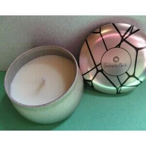 Sunset Park Candle Jasmine Lilac Scent Soy Based Copper Tin Scented Home Organic